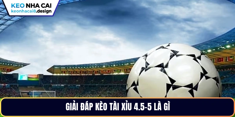 Giải đáp kèo tài xỉu 4.5-5 là gì